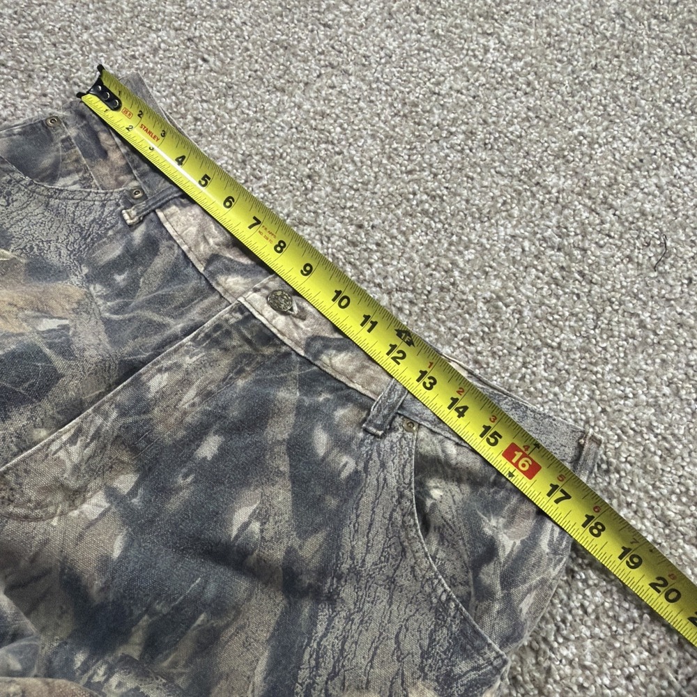 Vintage Cabelas Camo Pants Men's Mossy Oak USA Made Size 36/30 Riveted Denim Sty - Picture 6 of 9
